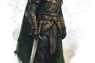 fantasy dnd character illustration