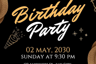 design creative birthday cards and invitations