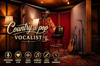 sing and produce country ballad pop song country music female singer acoustic