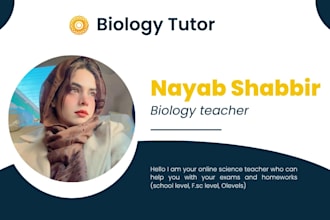 be your tutor for biology