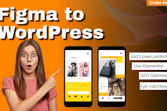 convert figma to wordpress or figma to elementor