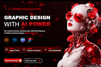 design eye catching banner and hero section for your website