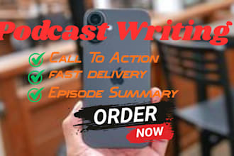research and write an engaging podcast script