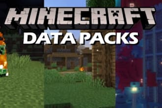 create professional minecraft datapack