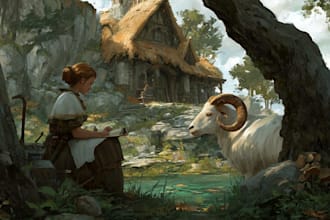 draw fantasy illustrations, concept art, and card game art