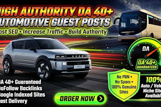 publish guest post on high da pa auto vehicle niche websites