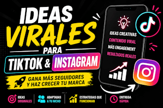 te doy 10 ideas de contenido para tik tok o instagram