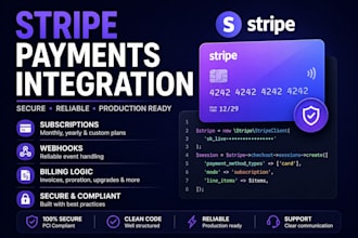 integrate stripe payments and subscriptions in your app