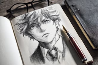 illustrate manga pages with clean line art