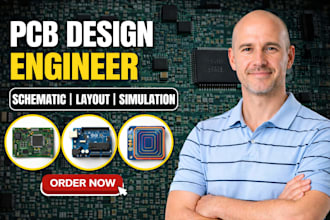 do pcb design, circuit schematic and embedded hardware development
