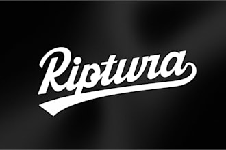 design a custom brush calligraphy and lettering logo