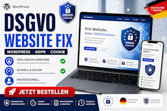 behebe dsgvo und gdpr probleme auf ihrer wordpress website in deutschland
