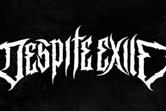 draw professional metal or rock band logo