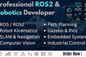 design and program robotics rc and autonomous drones ros 2 solution