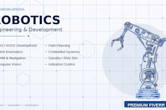 provide ros based robotics development and simulation