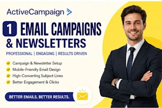 setup activecampaign email campaigns and newsletter professionally