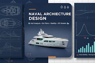 do ship boat yacht design naval architecture hull stability analysis 3d cad