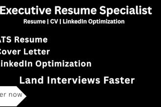 craft a professional resume, CV and linkedin profile