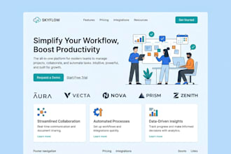 redesign your landing page UI UX