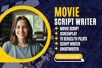 write movie script screenplay script writing film TV series pilot script editing
