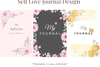 design aesthetic self care journals with matching interiors