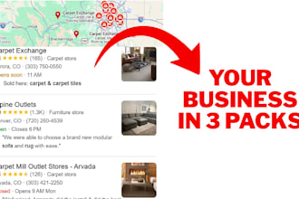 do 19,950 google maps citations and rank business in local 3 pack