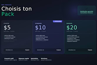 write a french blog article about gaming or tech