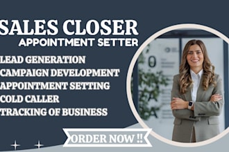 sales closer virtual assistant, sales representative, salespeson,b2b sales