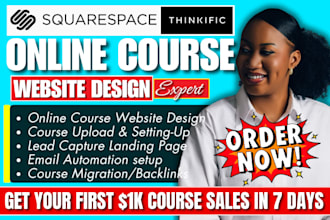 create and upload online course on teachable thinklfic wix course creation