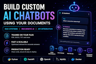build a custom ai chatbot using your documents with rag