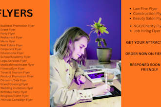 design modern business flyer