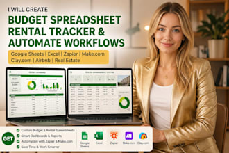 do budget spreadsheet rental service sheet automate zapier airbnb real estate