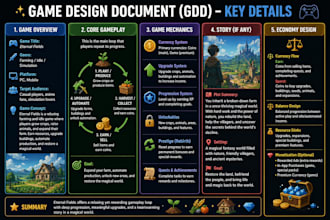 make game design document gdd for you