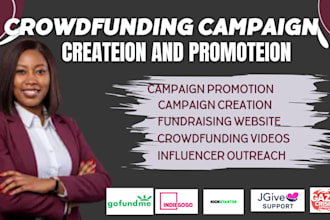 create and promote israelgives and gofundme fundraising campaign for gaza isreal