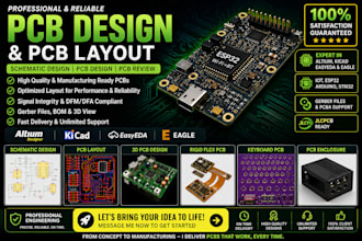 pcb design,pcb layout,circuit design, pcb review  electronics schematic design