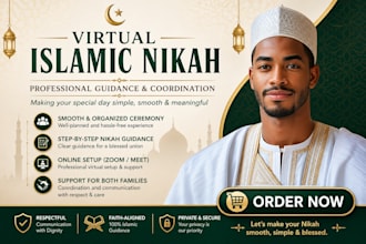 guide and coordinate your virtual islamic nikah ceremony