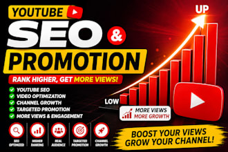 youtube SEO and video promotion for organic growth and ranking