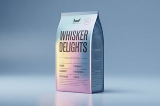 design creative box, pouch and label packaging design