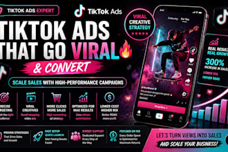 run profitable tiktok ads campaigns with viral creatives that convert