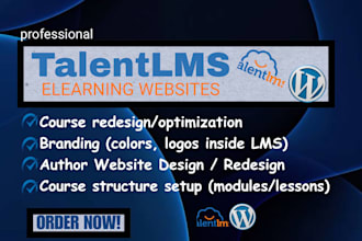 do professional book author website online course talentlms elearning site