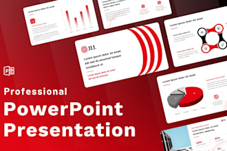 design and redesign powerpoint presentation, pitch deck, google slides