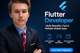 do mobile app development with flutter for you for you
