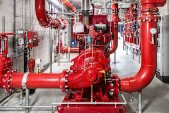 design fire alarm system, sprinkler layout, mep design and hydraulic calculation