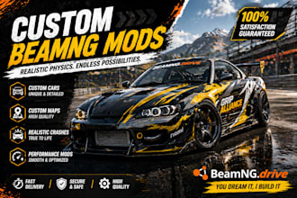 create and optimize realistic beamng mods for better performance