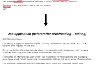 provide french english translation, redaction and correction