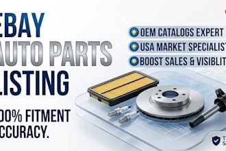 do expert ebay auto parts listing with oem fitment and compatibility