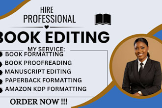 do book editing and formatting, developmental book editor, paperback formatting