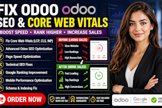 fix odoo core web vitals and advanced SEO configurations