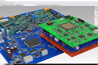 design pcb circuit, pcb design, pcb schematic fabrication bom and gerber