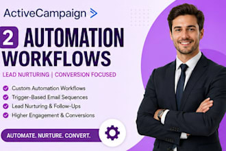 build activecampaign automation workflows for lead conversion and nurturing